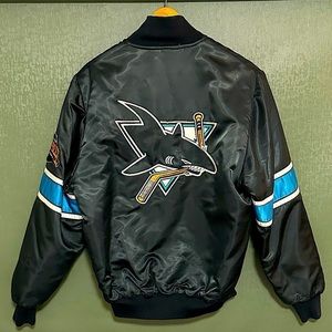 Vintage SAN Jose Sharks Satin Jacket